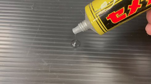 接着剤 実験 動画