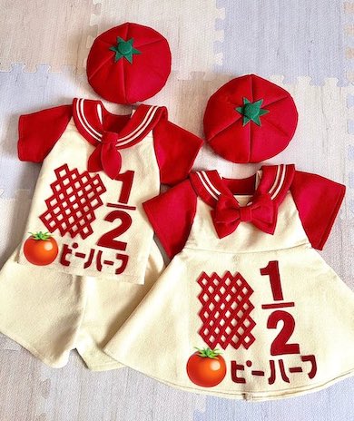 キユーピーハーフモチーフの衣装の写真