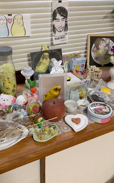 天国に行ったインコ