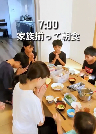 子ども9人ママの夏休みモーニングルーティン