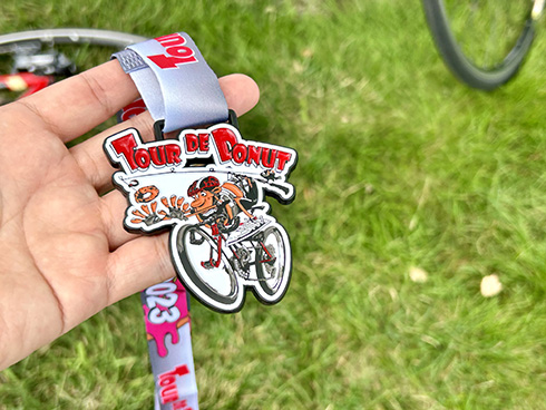 自転車 レース ドーナツ