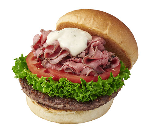 モス越・ローストビーフバーガー