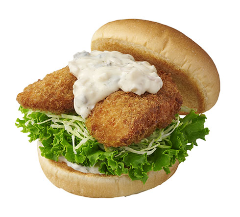 モス越・真鯛カツバーガー