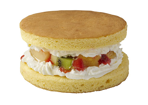 モス越・フルーツケーキサンド