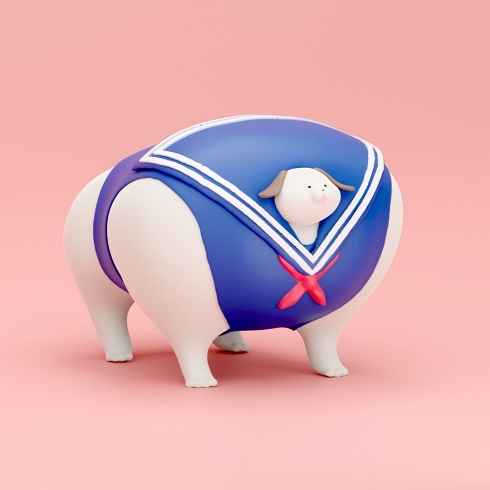 肩幅犬 3Dクリエイター