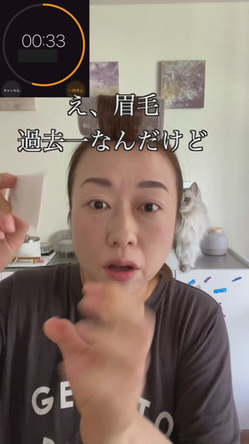 貼るアイシャドウ挑戦！