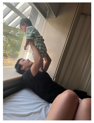 滝川ロランと息子