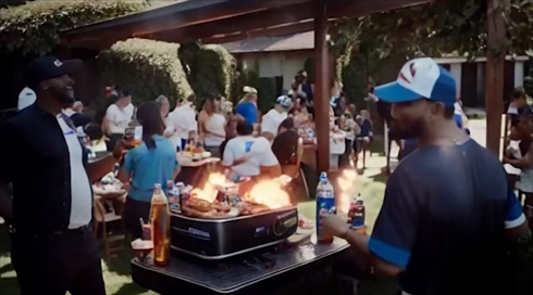 AI　CM　ビール　カオス　面白　ホラー