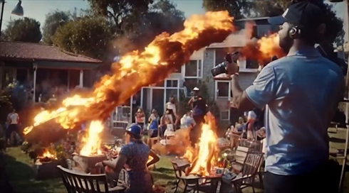 AI　CM　ビール　カオス　面白　ホラー