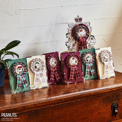 ロゼット、公式オンラインストア限定ロゼットは二重のロゼットで、にぎやかなデザインのスタンド付き