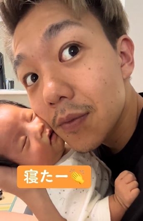 ついに寝たー！