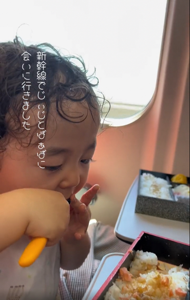 じいじとばあばと過ごす2歳の男の子の夏休み