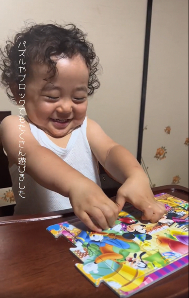 じいじとばあばと過ごす2歳の男の子の夏休み