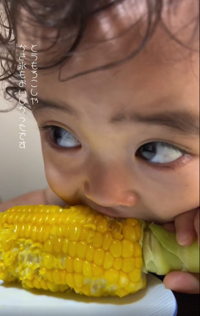 じいじとばあばと過ごす2歳の男の子の夏休み