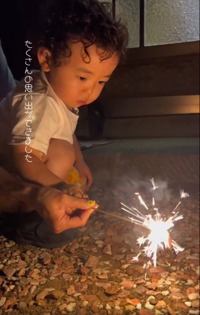 じいじとばあばと過ごす2歳の男の子の夏休み