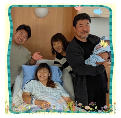 北斗晶と家族