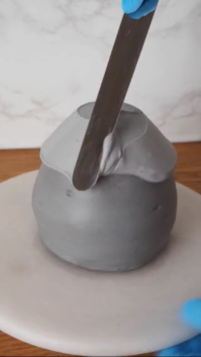 トトロの立体ケーキ