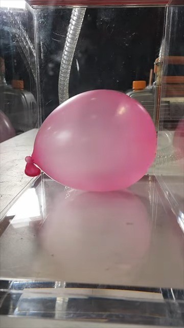 風船　実験