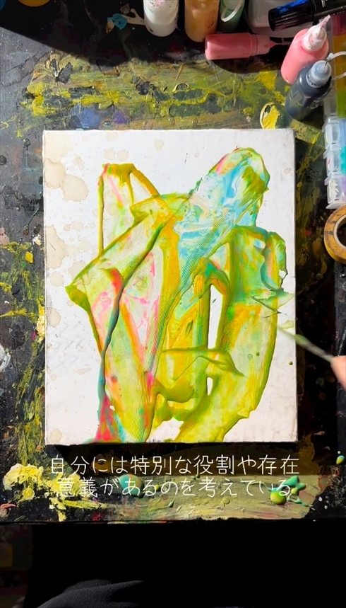 イラスト　アーティスト　狼　絵画