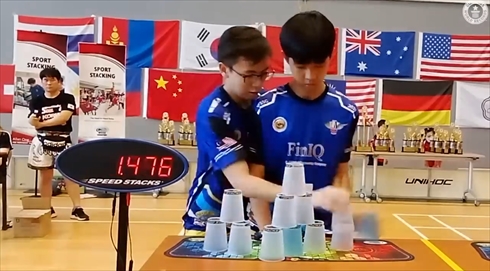 ギネス記録　スポーツスタッキング