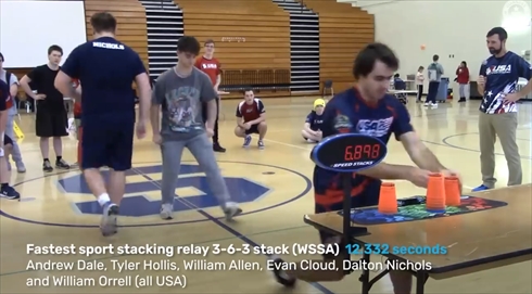 ギネス記録　スポーツスタッキング