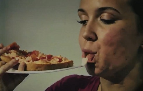 AIが作ったピザのCM01