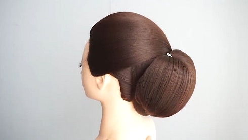 クリップを使ったヘアアレンジ03