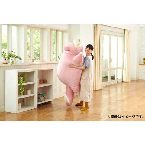 希少　ヤドン　等身大　ぬいぐるみ　巨大　たのメル便　ポケモン　ポケモンセンター 希少】等身大ヤドン ポケモンセンター ぬいぐるみ 特大 - メルカリ