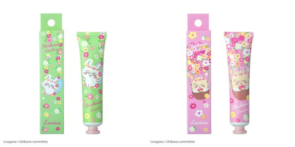 Lovisiaからちいかわの新作リップクリームとハンドクリームが登場