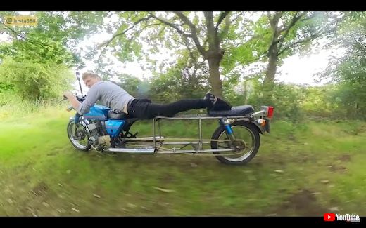 ピザ バイク 海外 改造