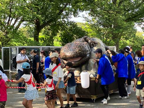 京都水族館 9月9日 オオサンショウウオの日 2023 山車 オオサン小太郎