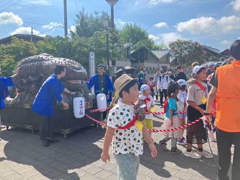 京都水族館 9月9日 オオサンショウウオの日 2023 山車 オオサン小太郎