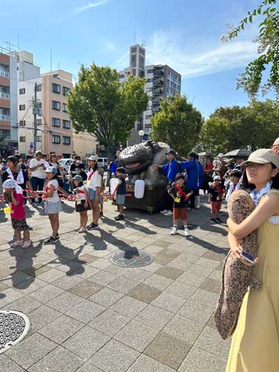 京都水族館 9月9日 オオサンショウウオの日 2023 山車 オオサン小太郎
