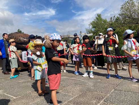 京都水族館 9月9日 オオサンショウウオの日 2023 山車 オオサン小太郎