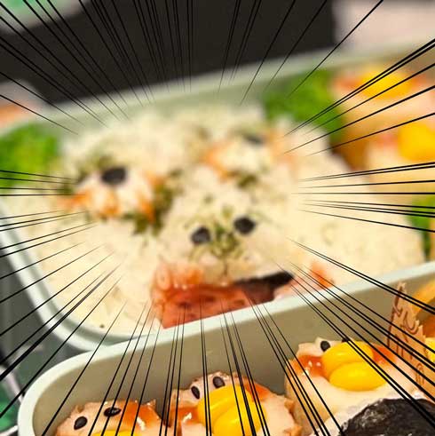 お母さん 面白い 弁当 キャラ弁 オバケ ホラー 息子