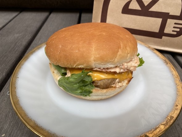 お月見フルムーンバーガー