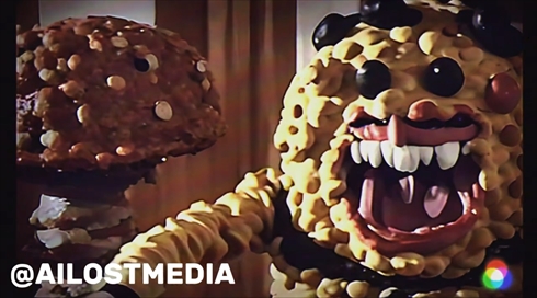 AI　CM　ピザナゲット　ホラー