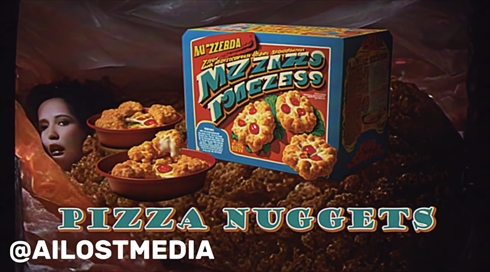 AI　CM　ピザナゲット　ホラー
