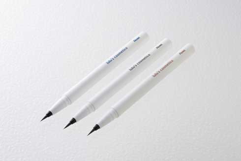 ぺんてる 筆ペン 技術 応用 化粧品ブランド リキッドアイライナー ルルズコスメティコ