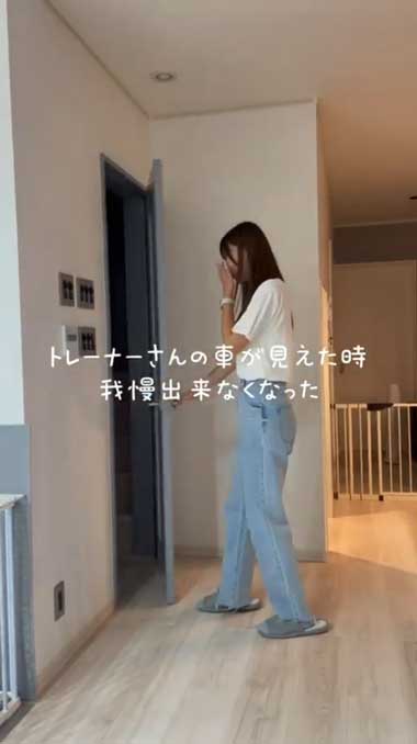 1カ月ぶりに預託訓練から帰ってきたハスキー