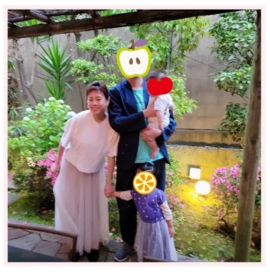 高橋真麻の家族ショット