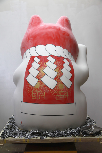 三井不動産ら 無断改変か 吉田朗さん 渋谷猫張り子