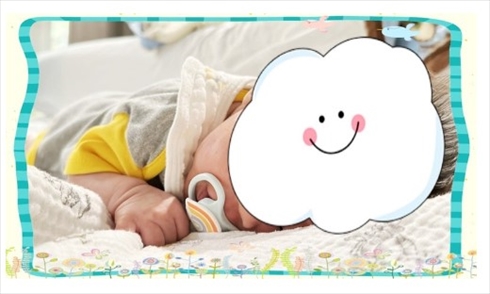 うつぶせ寝で眠る北斗晶の孫・寿々ちゃん