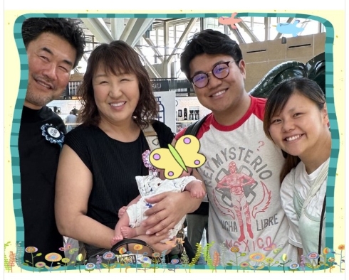 北斗晶、佐々木健介、凛、佐々木健之介