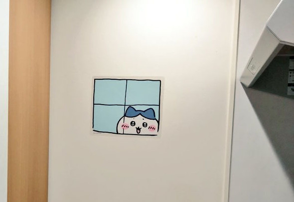 ハチワレ 遊びに来る キッチン 装飾 ちいかわ ウォールステッカー