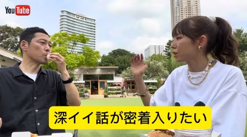 芸能界復帰の道のりを語る若槻千夏と東野幸治