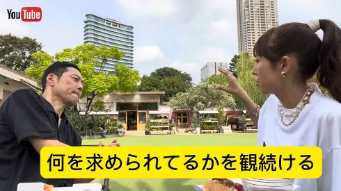 芸能界復帰の道のりを語る若槻千夏と東野幸治