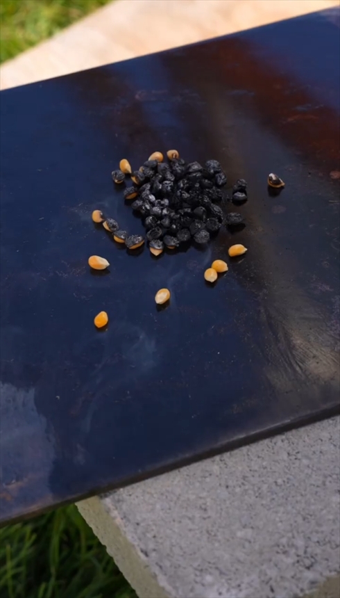 ソーラーレイ　太陽光　調理　ポップコーン