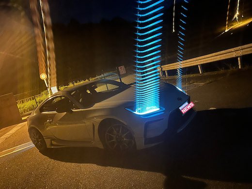 クルマ 写真 奇跡の1枚 手ブレ GR86