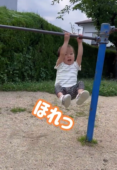 2歳の女の子が見せた身体能力がすごい